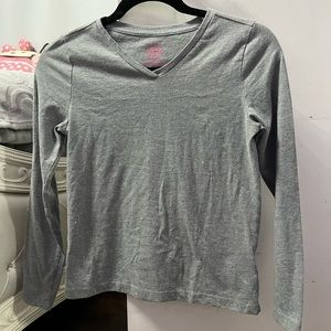 Faded glory grey long sleeve shirt